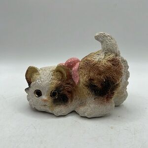 Vintage Mary Noice Creations Cat Figurine Statue 1988 Decor Art Collectible